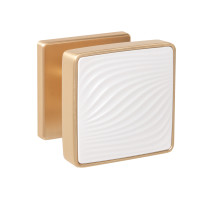 Ручка раздельная K.EST.Q52.GIPNOZ SSG/WH-39 сатинированное золото/белый