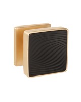 Ручка раздельная K.EST.Q52.GIPNOZ SSG/BL сатинированное золото/черный