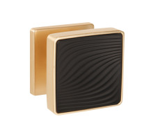 Ручка раздельная K.EST.Q52.GIPNOZ SSG/BL сатинированное золото/черный