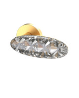 Ручка раздельная R.ART52.D.EXOTIC FSG-39 флор. золото