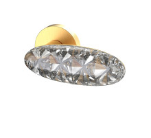 Ручка раздельная R.ART52.D.EXOTIC FSG-39 флор. золото