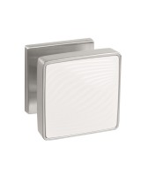 Ручка раздельная K.EST.Q52.GIPNOZ SSC/WH-16 сатинированный хром/белый