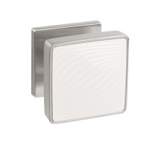 Ручка раздельная K.EST.Q52.GIPNOZ SSC/WH-16 сатинированный хром/белый