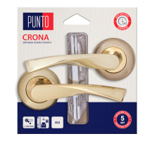 Ручка раздельная LM/A R.TL54.CRONA/HD SG/GP-4 матовое золото/золото