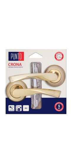 Ручка раздельная LM/A R.TL54.CRONA/HD SG/GP-4 матовое золото/золото