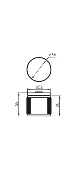 Ручка раздельная R.ARC.R52.MOTIV SN-3 мат.никель