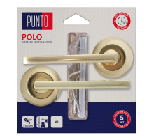 Ручка раздельная LM/A R.TL54.POLO/HD SG/GP-4 матовое золото/золото