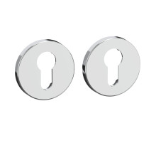 Накладка под цилиндр ET.R.EST.R52 CP-8 хром