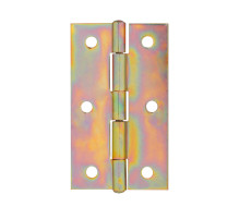 Петля карточная универсальная LM/IN40x75x1,2U YZN желтый цинк (2 шт)