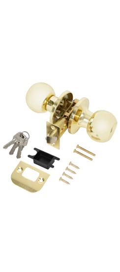 Ручка защелка DK672/BL PB-ET (кл./фик.) золото