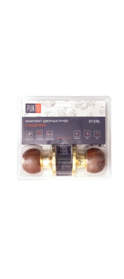 Ручка защелка DK672/BL WD-PS (без фик.) дерево