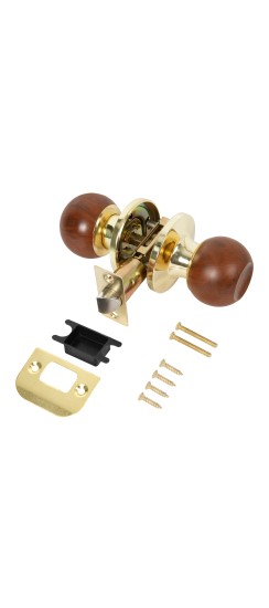 Ручка защелка DK672/BL WD-PS (без фик.) дерево