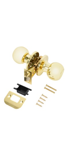 Ручка защелка DK672/BL PB-PS (без фик.) золото