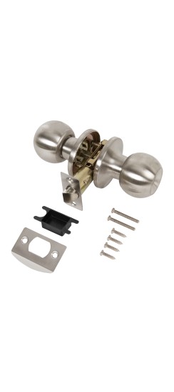 Ручка защелка DK672/BL SN-PS (без фик.) мат.никель