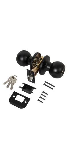 Ручка защелка DK672/BL BL-ET (кл./фик.) черный