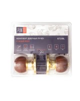 Ручка защелка DK672/BL WD-BK (фик.) дерево