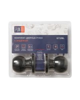 Ручка защелка DK672/BL BL-BK (фик.) черный