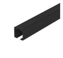 Комплект верхняя направляющая + декор.накладка SLD.Comfort-PRO.KIT/2000 track + dec (2м) BL Черный