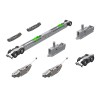 Комплект для раздвижных дверей SLD.Scope.SET3.soft close+roller/80