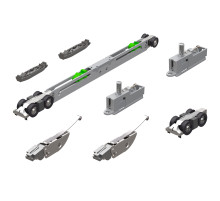 Комплект для раздвижных дверей SLD.Scope.SET3.soft close+roller/80