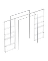 Комплект для обрамления пенала для двухстворчатой двери SLD.Comfort-PENAL frame 1800/2900 AL