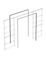 Комплект для обрамления пенала для двухстворчатой двери SLD.Comfort-PENAL frame 1800/2900 BL