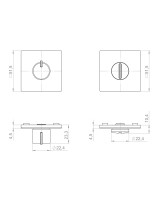 Ручка поворотная BK6.K.YM FSG-39 флор. золото
