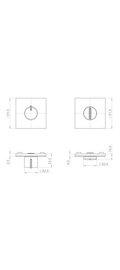 Ручка поворотная BK6.K.YM BL-26 черный