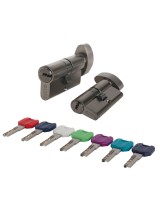 Цилиндровый механизм MaxPro7002Knob70mm(30+10+30) GR графит 7key с вертушкой