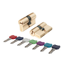 Цилиндровый механизм MaxPro7000Key60mm(25+10+25) SSG сатин.золото 7key