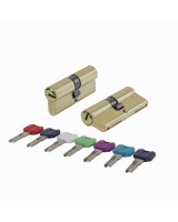 Цилиндровый механизм MaxPro7000Key70mm(30+10+30) SSG сатин.золото 7key