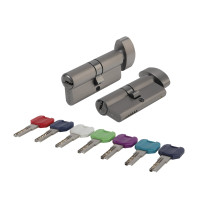Цилиндровый механизм MaxPro7002Knob60mm(25+10+25) GR графит 7key с вертушкой