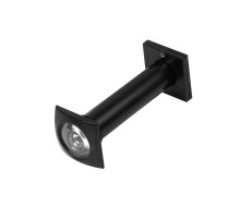 Глазок дверной, оптика пластик DVK-4/70-130 BL черный