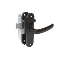 Защелка врезная ЗЩ1-45А (черный)