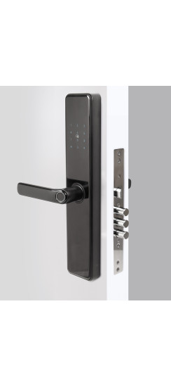 Ручка-полуавтомат Fuaro (Фуаро) для замка врезного полуатоматического SLS-01.60.85 S/A TTL, черная