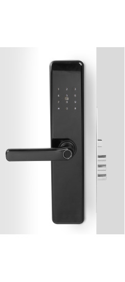 Ручка-полуавтомат Fuaro (Фуаро) для замка врезного полуатоматического SLS-01.60.85 S/A TTL, черная