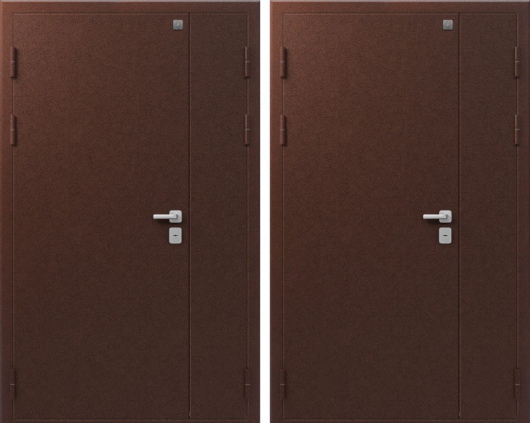 Входная дверь В-130 Медь антик + Медь антик