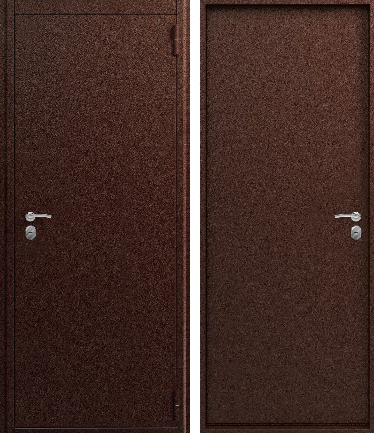 Входная дверь для квартиры O-120 Медь антик + Медь антик (860х2050, лев.)