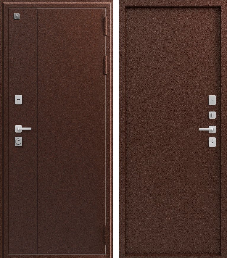 Входная дверь В-01 (2026) Медь антик + Антик медь