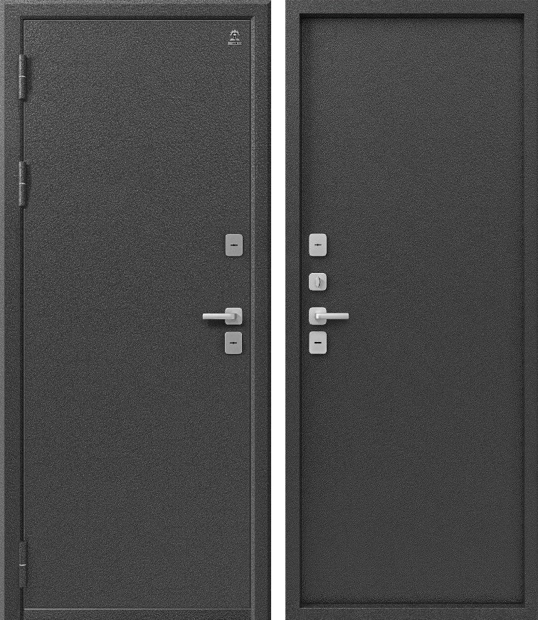 Входная дверь Термо-5 Серебро антик + Серебро антик