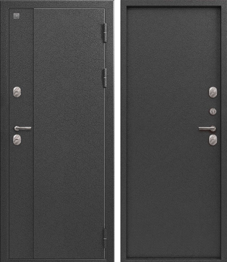 Входная дверь Термо-111 (2026) Серебро антик + Серебро антик