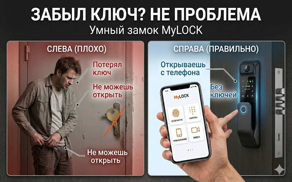 Умный замок MyLOCK на входную дверь